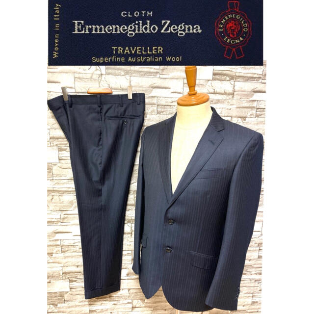 Ermenegildo Zegna(エルメネジルドゼニア)のゼニア　Zegna セットアップ Fiore Strada 美品　ウール　スーツ メンズのスーツ(セットアップ)の商品写真