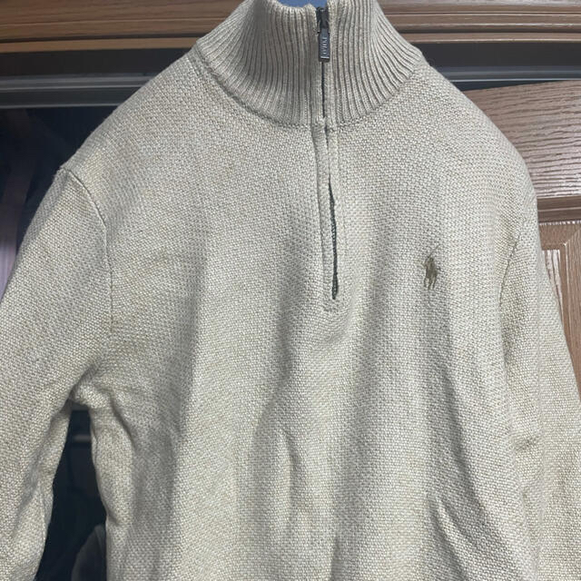 POLO RALPH LAUREN(ポロラルフローレン)のラルフローレン　ハーフジップ　ニット　polo メンズのトップス(ニット/セーター)の商品写真