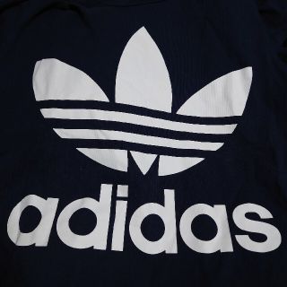 アディダス(adidas)のアディダス　トレフォイル ロゴTシャツ adidas ネイビー　デカロゴ(Tシャツ/カットソー(半袖/袖なし))