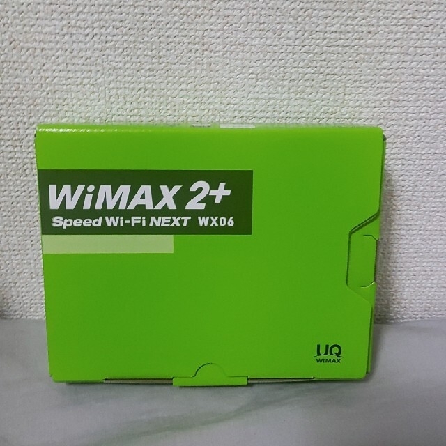 WiMAX2+ Speed Wi-Fi NEXT WX06 ライムグリーン