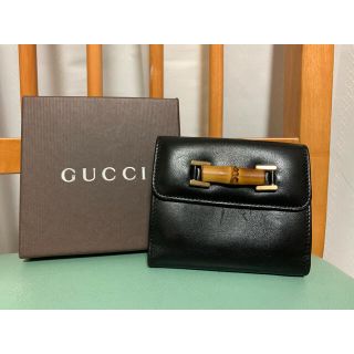 グッチ(Gucci)のGUCCI/バンブーウォレット/正規品(財布)