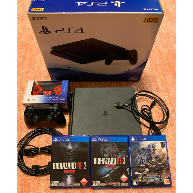 PS4  CUH-2200A 500GB/バイオハザード2、3/Gジェネ