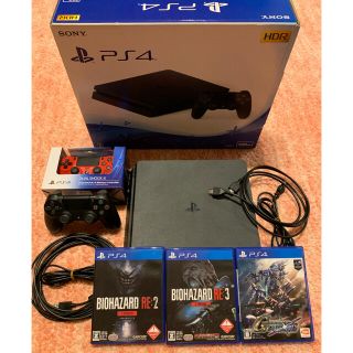 プレイステーション4(PlayStation4)のPS4  CUH-2200A 500GB/バイオハザード2、3/Gジェネ(家庭用ゲーム機本体)