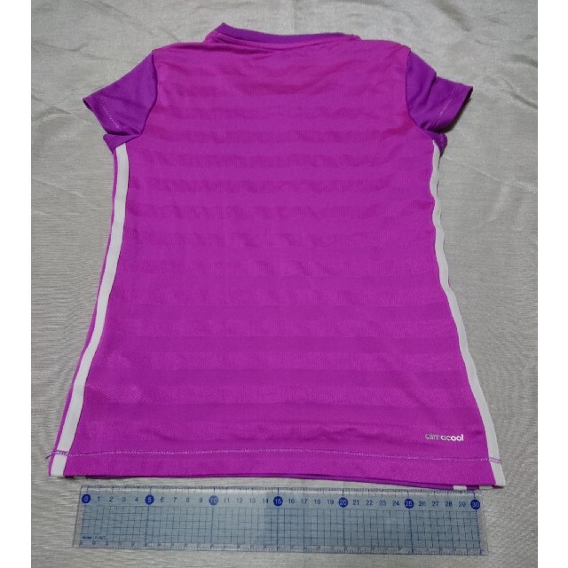 adidas(アディダス)のadidas Tシャツ クライマクール 120-130 キッズ/ベビー/マタニティのキッズ服女の子用(90cm~)(Tシャツ/カットソー)の商品写真