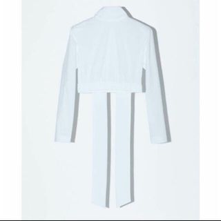 トーガ(TOGA)のTOGA STRETCH TAFFETA HIGH NECK WHITE(カットソー(長袖/七分))