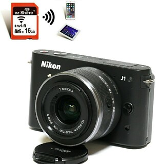 Nikon - 【Nikon】Wi-Fiでスマホへ転送☆コンパクト＆軽量！！J1レンズ