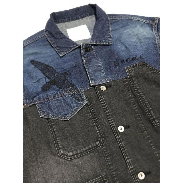 有名ブランド sacai 再構築デニムシャツ サイズ1 シャツ - www