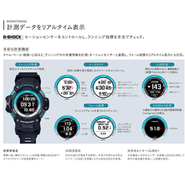 G-SHOCK(ジーショック)のカシオ Gショック ASICSコラボ GSR-H1000AS-SET メンズの時計(腕時計(デジタル))の商品写真