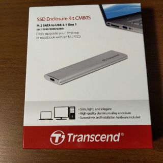 トランセンド(Transcend)の【SSDケース】Transcend CM80S(PCパーツ)