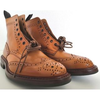 トリッカーズ(Trickers)の未使用英国製トリッカーズTorickersエイコンアンティークUK8　26.5(ブーツ)