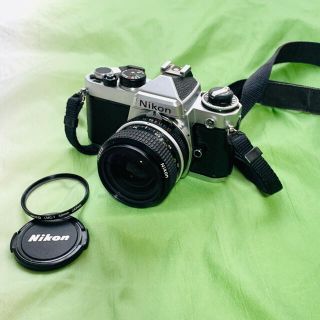 ニコン(Nikon)の 一眼レフフィルムカメラ 本体 レンズ フィルターレンズ セット(フィルムカメラ)