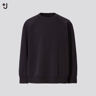 ユニクロ(UNIQLO)の新品未使用 UNIQLO +J ドライスウェットシャツ ブラック XXL(スウェット)