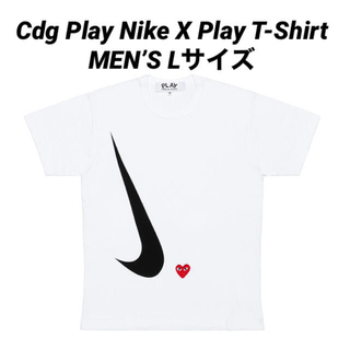 コムデギャルソン(COMME des GARCONS)のコムデギャルソン プレイ ナイキ Tシャツ Nike Cdg Play L(Tシャツ/カットソー(半袖/袖なし))
