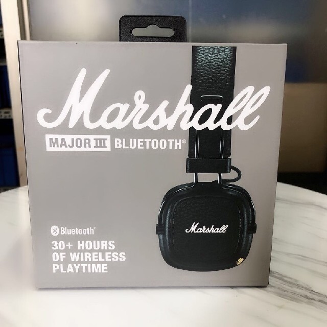 Marshall MAJOR Ⅲ BLUETOOTH ワイヤレス/ブラック スマホ/家電/カメラのオーディオ機器(ヘッドフォン/イヤフォン)の商品写真