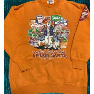 キャプテンサンタ(CAPTAIN SANTA)の【値下げ】CAPTAIN SANTA Sサイズ　トレーナー　スウェット　オレンジ(スウェット)