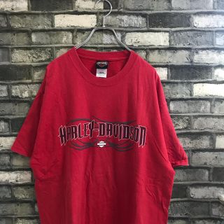 ハーレーダビッドソン(Harley Davidson)の【古着】USA製　Harley Davidson Tシャツ　Hanes サイズL(Tシャツ/カットソー(半袖/袖なし))