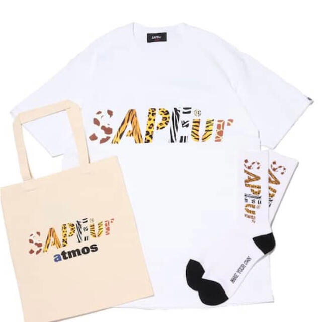 atmos(アトモス)のSAPEur × atmos ANIMAL LOGO PACK サイズL メンズのトップス(Tシャツ/カットソー(半袖/袖なし))の商品写真