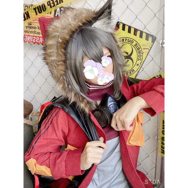 アークナイツ/レッド 衣装、ケモ耳ウィッグの通販 by rabi's shop|ラクマ