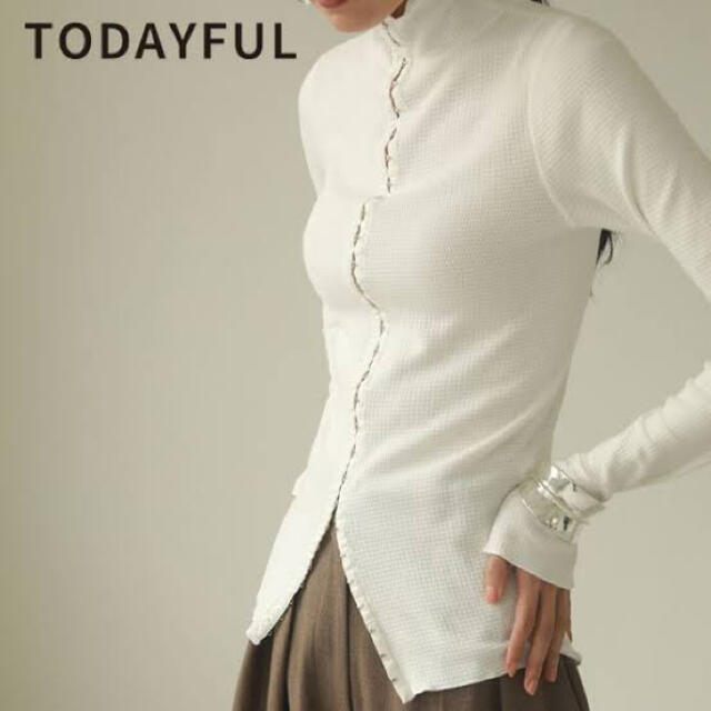 TODAYFUL(トゥデイフル)のTODAYFUL 2way Turtle Thermal レディースのトップス(カットソー(長袖/七分))の商品写真