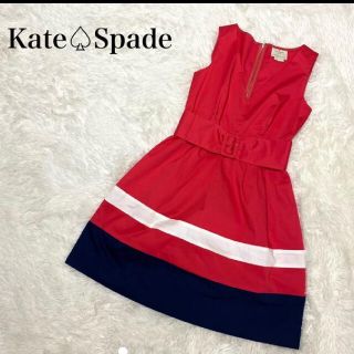 ケイトスペードニューヨーク(kate spade new york)の激安価格！希少。ケイトスペードニューヨーク　ワンピース(ひざ丈ワンピース)