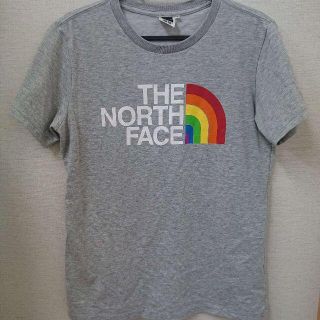 ザノースフェイス(THE NORTH FACE)のTHE NORTH FACE Tシャツ レディース Lサイズ グレー(Tシャツ(半袖/袖なし))