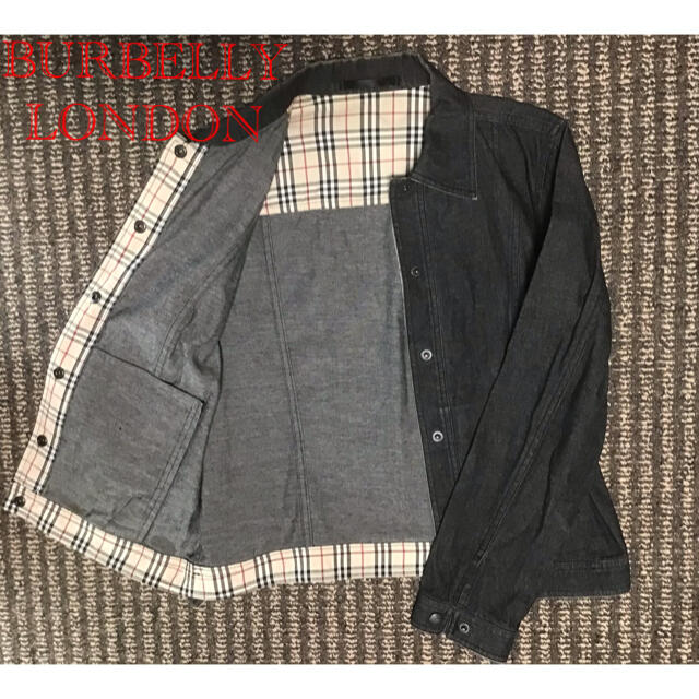 BURBERRY(バーバリー)のバーバリーロンドン　デニムジャケット　サイズ40 最終お値下げ レディースのジャケット/アウター(Gジャン/デニムジャケット)の商品写真