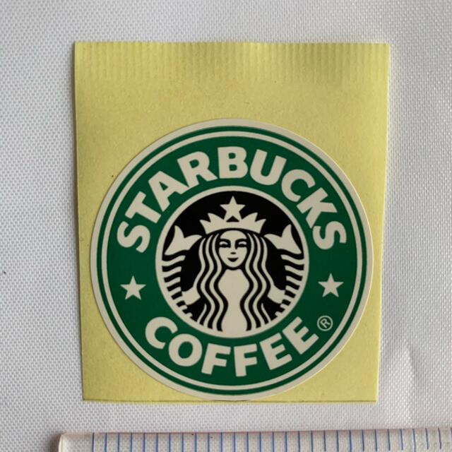 Starbucks Coffee(スターバックスコーヒー)のスターバックス　ロゴ　ステッカー　ラベル　1枚 エンタメ/ホビーのコレクション(ノベルティグッズ)の商品写真