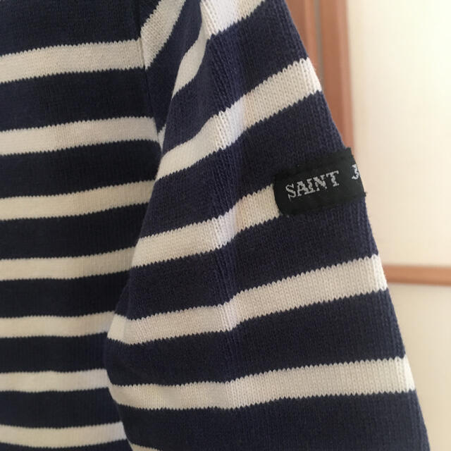 SAINT JAMES(セントジェームス)のSAINT JAMES ネイビーボーダー キッズ/ベビー/マタニティのキッズ服女の子用(90cm~)(Tシャツ/カットソー)の商品写真