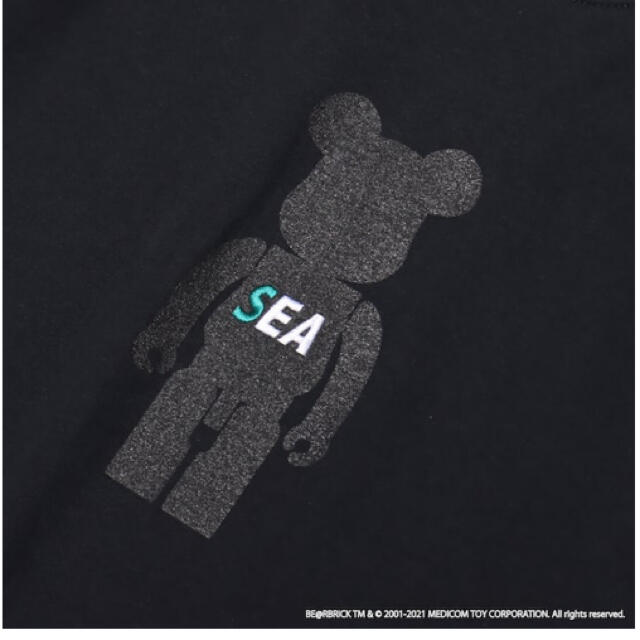 SEA(シー)のwind and sea × BE@RBRICK × atoms ベアTシャツ メンズのトップス(Tシャツ/カットソー(半袖/袖なし))の商品写真