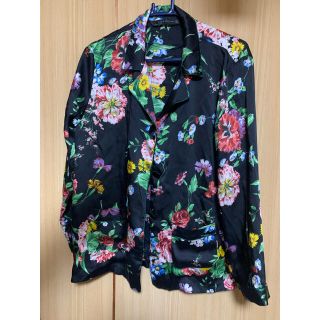 ザラ(ZARA)のZARA 花柄シャツ　ジャケットブラウス(シャツ/ブラウス(長袖/七分))