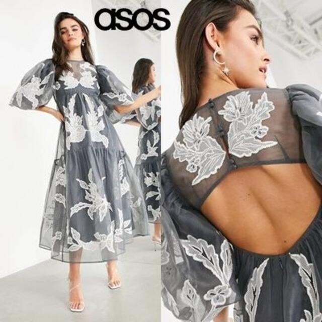 ASOS EDITION エイソス 刺繍ドレス 通販 サイト 18718円引き shop