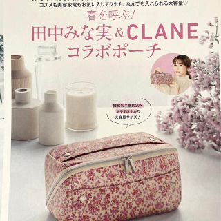 ショウガクカン(小学館)の田中みな実×CLANE コラボポーチ(美的付録)(ポーチ)