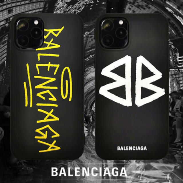 Balenciaga(バレンシアガ)の最終値下げ！バレンシアガ　iPhone11pro yellow color スマホ/家電/カメラのスマホアクセサリー(iPhoneケース)の商品写真