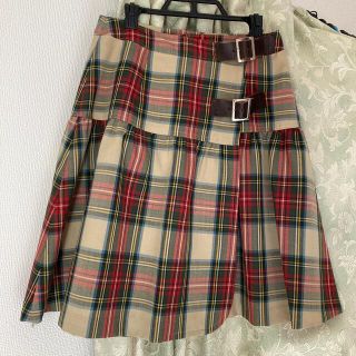 ヨークランド(Yorkland)の美品　ヨークランド　チェックスカート　のだめ　イーストボーイ　制服　好きさんにも(ひざ丈スカート)