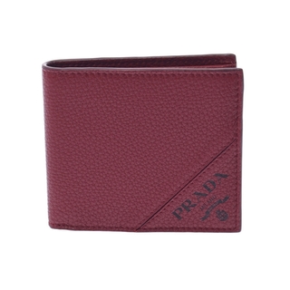 プラダ 折り財布(メンズ)（レッド/赤色系）の通販 14点 | PRADAの 