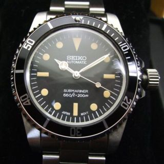 セイコー(SEIKO)のセイコー mod サブマリーナ ヴィンテージタイプ カスタム NH35 自動巻き(腕時計(アナログ))