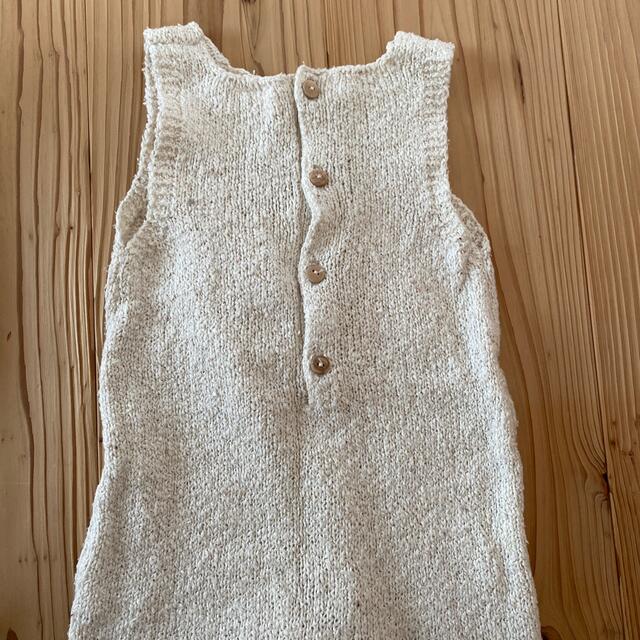 ZARA KIDS(ザラキッズ)のザラベビー　サロペット キッズ/ベビー/マタニティのベビー服(~85cm)(ロンパース)の商品写真