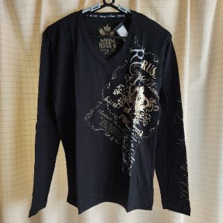 ラスケー(RUSS・K)の新品 RUSS-K 表裏プリント Vネック ロンT(Tシャツ/カットソー(七分/長袖))