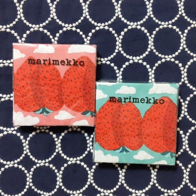 marimekko - marimekko ペーパーナプキン 2色 20枚セットの通販 by moi