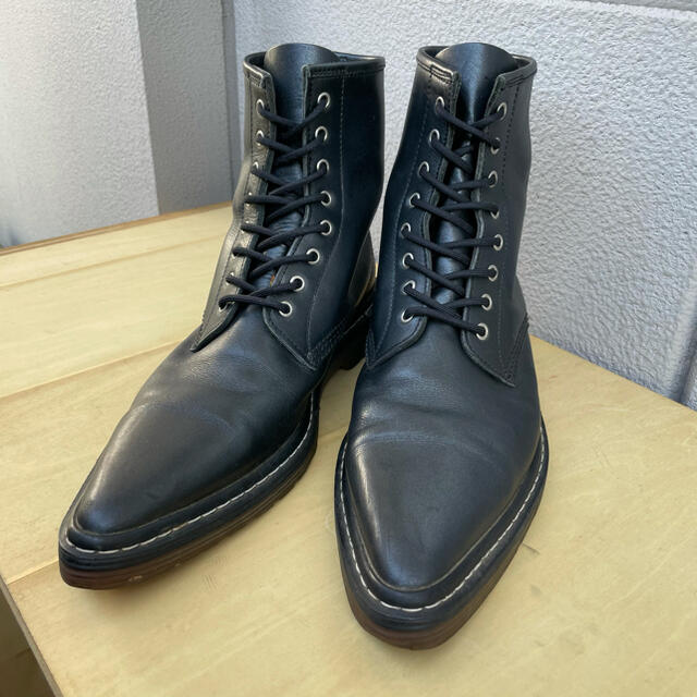 アンダーカバー　Dr.Martensモチーフ　8ホール レザーブーツブーツ