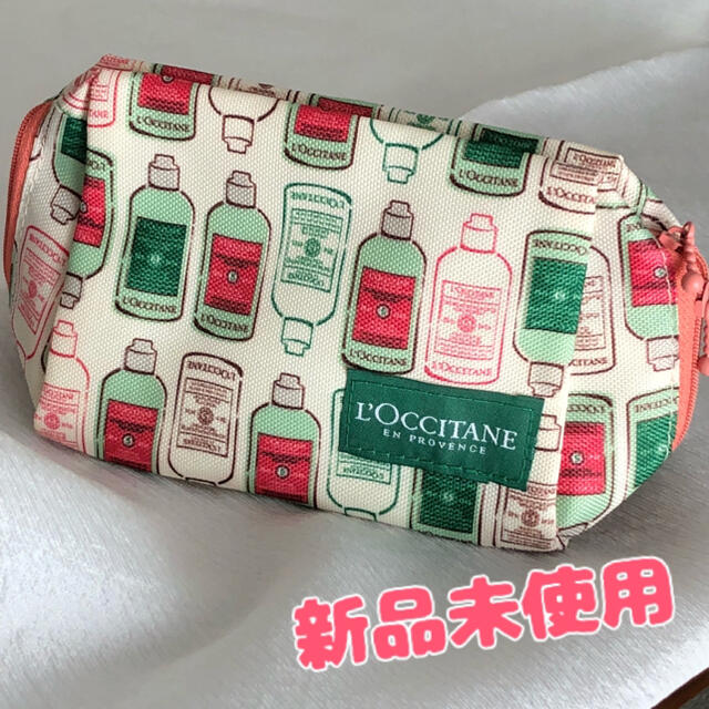 L'OCCITANE(ロクシタン)の【新品未使用】ロクシタン シャンプーボトル柄 化粧ポーチ コスメポーチ レディースのファッション小物(ポーチ)の商品写真