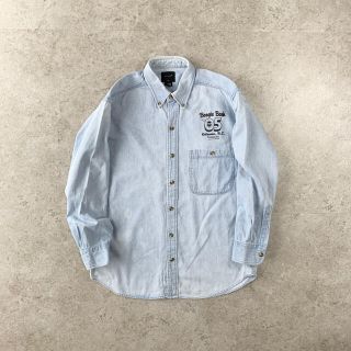 ポールスミス(Paul Smith)のUSED print shirt バックプリント  デニムシャツ(シャツ)