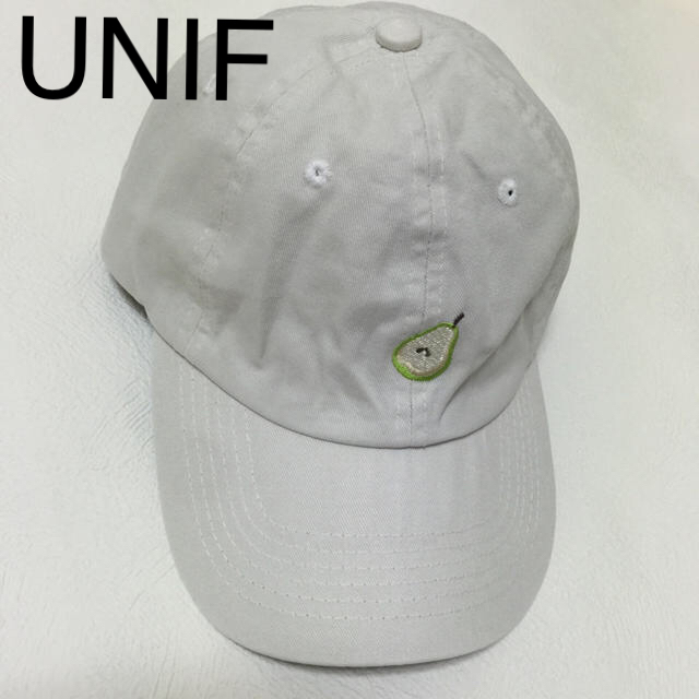 【新品送料込】UNIF 大人気 洋梨キャップ