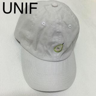 ユニフ(UNIF)の【新品送料込】UNIF 大人気 洋梨キャップ(キャップ)