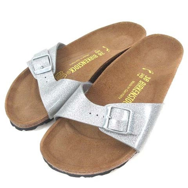 BIRKENSTOCK(ビルケンシュトック)のビルケンシュトック マドリッド サンダル シューズ ラメ 38 シルバー  レディースの靴/シューズ(サンダル)の商品写真