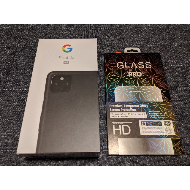 google pixel4a5G 128GB + ガラスフィルム