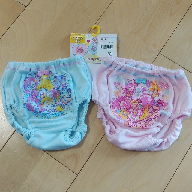 BANDAI(バンダイ)のショーツ 2枚組 100 プリキュア キッズ/ベビー/マタニティのキッズ服女の子用(90cm~)(下着)の商品写真