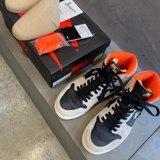 ナイキ(NIKE)のnike air jordan 1 retro high og クリムゾン(スニーカー)