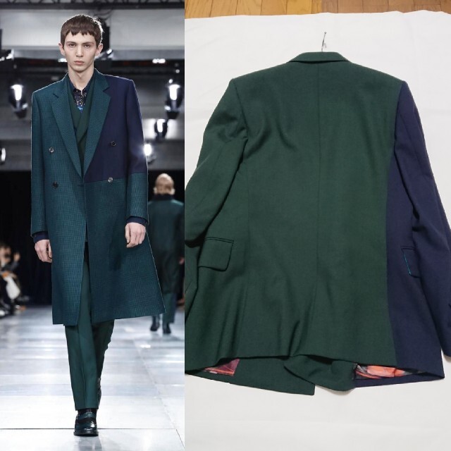 ポールスミス 18AW パリコレ ダブルブレスト グレンチェック