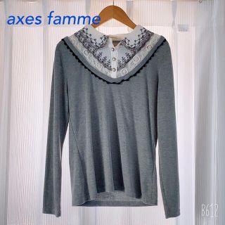 アクシーズファム(axes femme)のカットソー トップス(カットソー(長袖/七分))